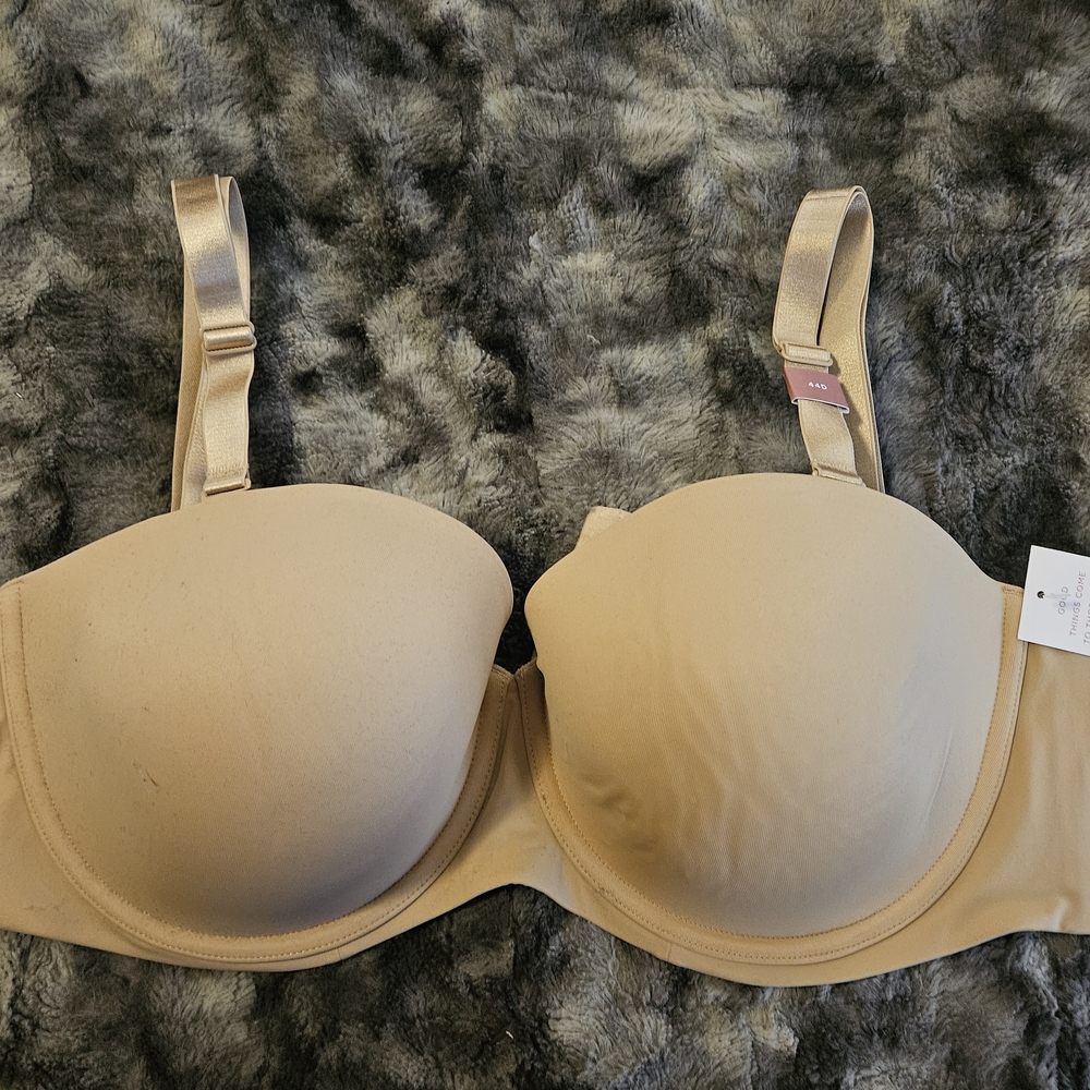 Lane Bryant Nude Strapless Bra